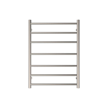 Fienza Isabella 600x800mm Brushed Nickel Heated Towel Rail (7 Bars) ,