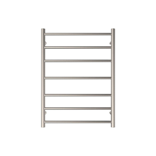 Fienza Isabella 600x800mm Brushed Nickel Heated Towel Rail (7 Bars) ,