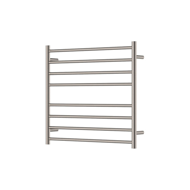 Fienza Isabella 750x700mm Brushed Nickel Heated Towel Rail (8 Bars) ,