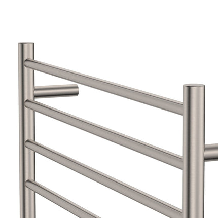 Fienza Isabella 750x700mm Brushed Nickel Heated Towel Rail (8 Bars) ,