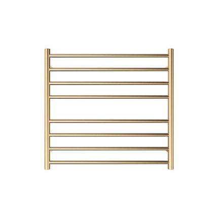 Fienza Isabella 750x700mm Gold Heated Towel Rail (8 Bars) ,