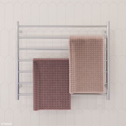 Fienza Isabella 900x750mm Chrome Heated Towel Rail (7 Bars) ,
