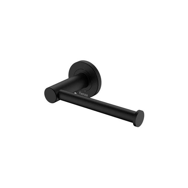 Fienza Kaya Matte Black Toilet Roll Holder ,