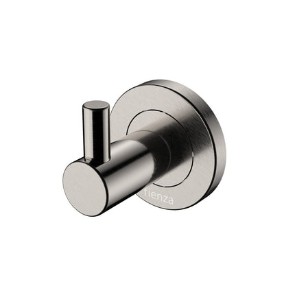 Fienza Kaya Brushed Nickel Single Robe Hook ,