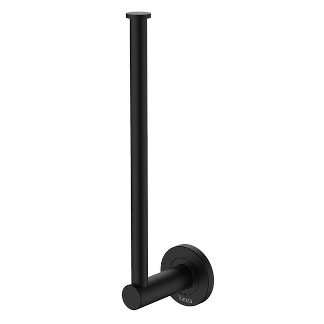 Fienza Kaya Dual Purpose Matte Black Hand Towel Rail/Roll Holder ,