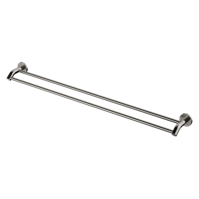 Fienza Kaya 900mm Brushed Nickel Double Towel Rail ,