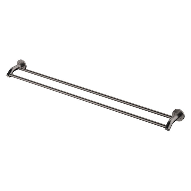 Fienza Kaya 900mm Gun Metal Double Towel Rail ,