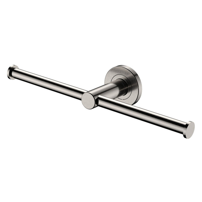 Fienza Kaya Brushed Nickel Double Toilet Roll Holder ,