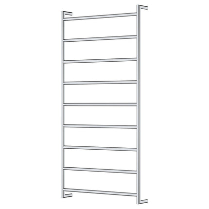 Fienza Kaya 600x1200mm Chrome Heated Towel Rail (9 Bars) ,