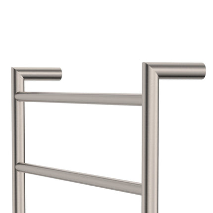 Fienza Kaya 600x1200mm Brushed Nickel Heated Towel Rail (9 Bars) ,