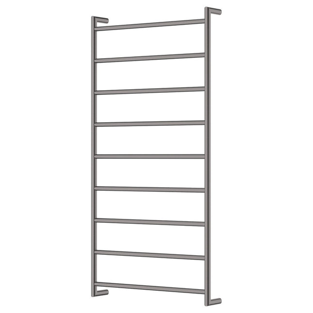 Fienza Kaya 600x1200mm Gun Metal Heated Towel Rail (9 Bars) ,