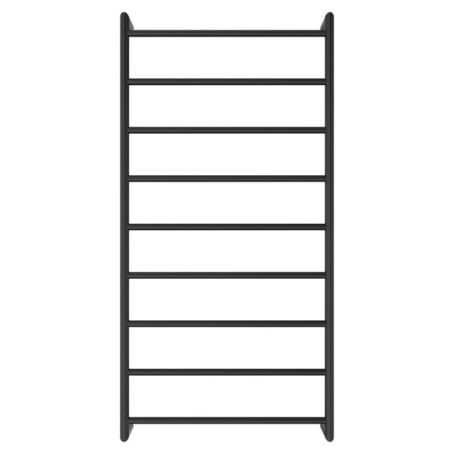 Fienza Kaya 600x1200mm Matte Black Heated Towel Rail (9 Bars) ,