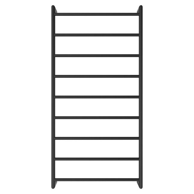 Fienza Kaya 600x1200mm Matte Black Heated Towel Rail (9 Bars) ,