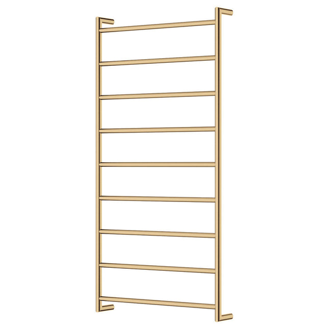 Fienza Kaya 600x1200mm Gold Heated Towel Rail (9 Bars) ,