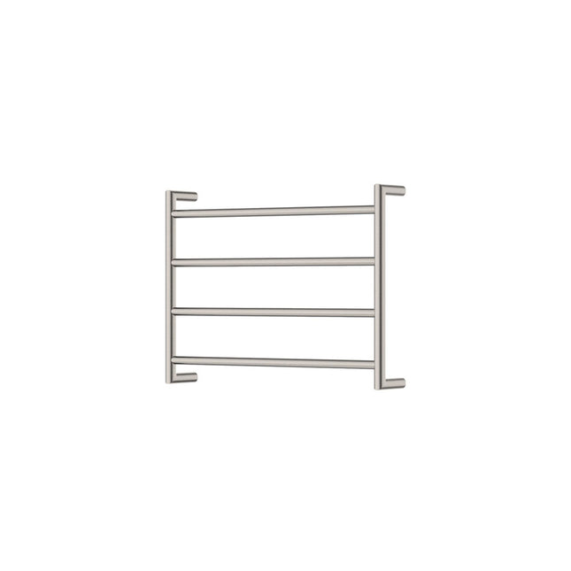 Fienza Kaya 600x450mm Brushed Nickel Heated Towel Rail (4 Bars) ,