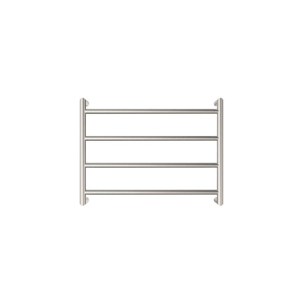 Fienza Kaya 600x450mm Brushed Nickel Heated Towel Rail (4 Bars) ,