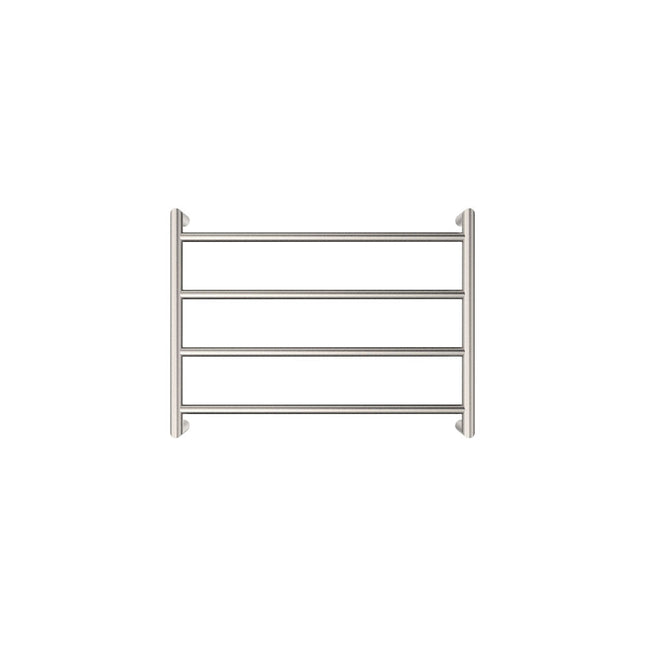 Fienza Kaya 600x450mm Brushed Nickel Heated Towel Rail (4 Bars) ,