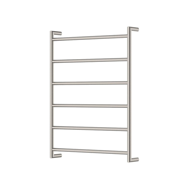 Fienza Kaya 600x800mm Brushed Nickel Heated Towel Rail (6 Bars) ,