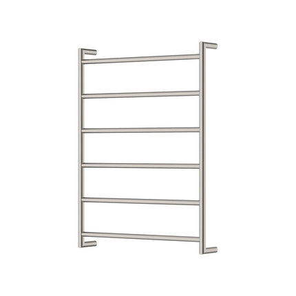 Fienza Kaya 600x800mm Brushed Nickel Heated Towel Rail (6 Bars) ,
