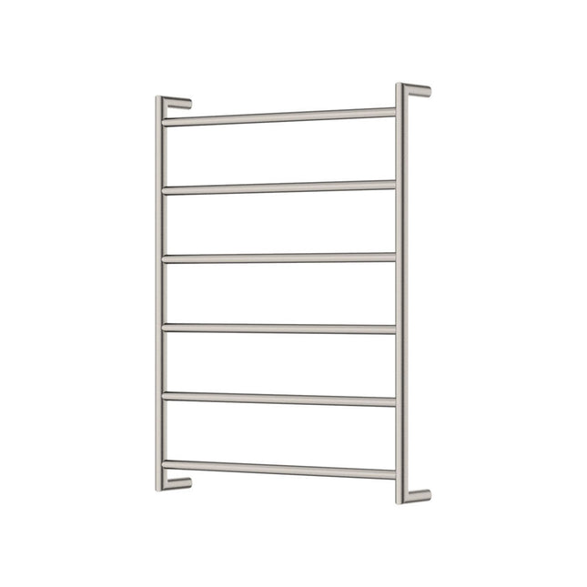 Fienza Kaya 600x800mm Brushed Nickel Heated Towel Rail (6 Bars) ,