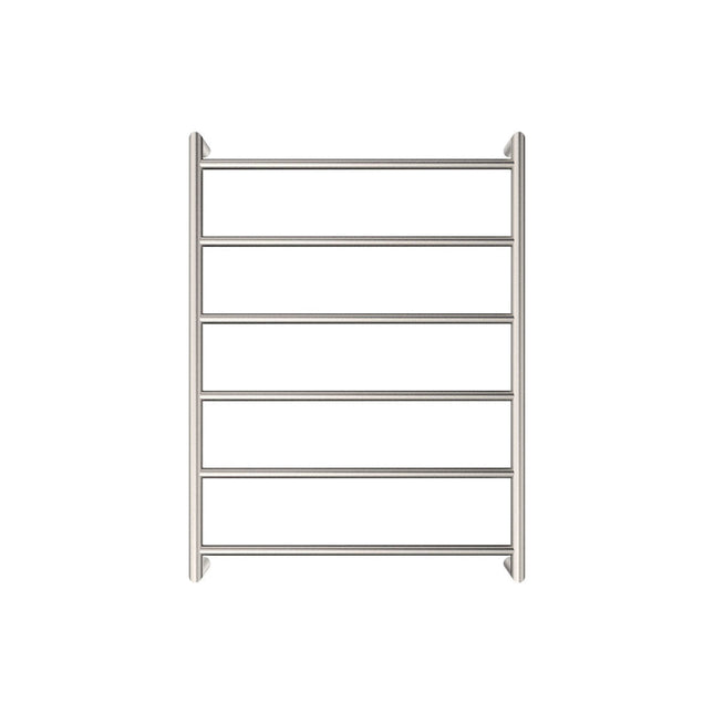 Fienza Kaya 600x800mm Brushed Nickel Heated Towel Rail (6 Bars) ,