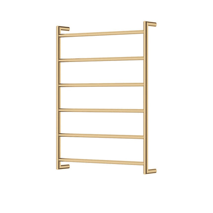 Fienza Kaya 600x800mm Gold Heated Towel Rail (6 Bars) ,
