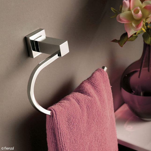 Fienza Modena Chrome Hand Towel Ring ,