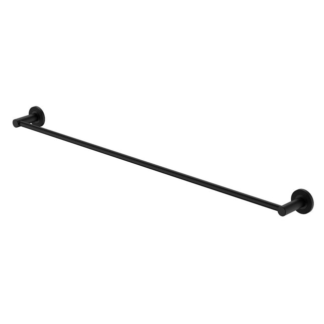 Fienza Axle 900mm Matte Black Single Towel Rail ,