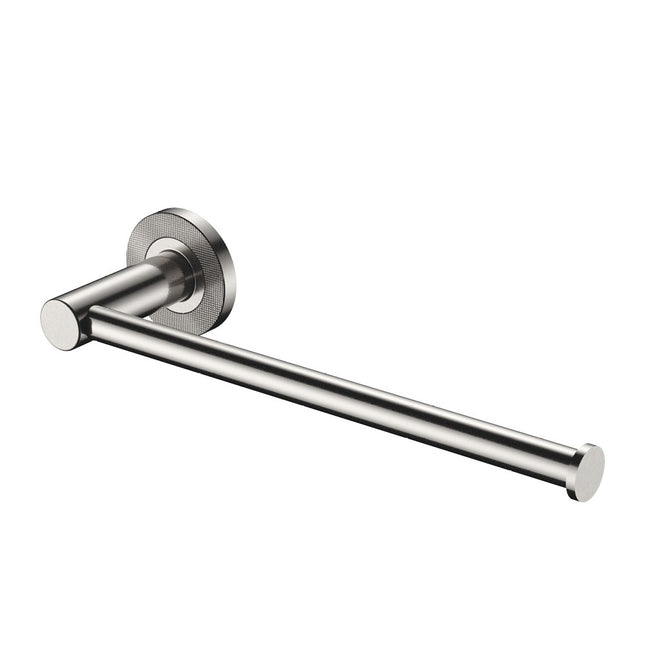 Fienza Axle Dual Purpose Brushed Nickel Hand Towel Rail/Roll Holder ,