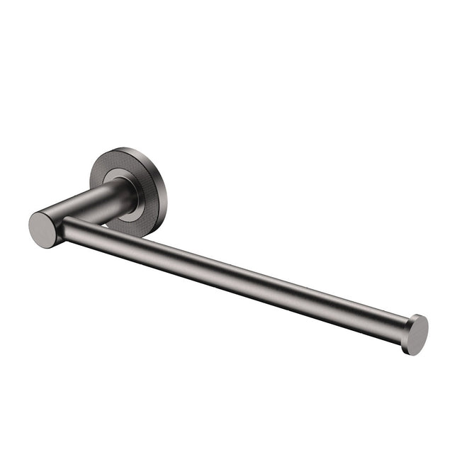 Fienza Axle Dual Purpose Gun Metal Towel Hand Rail/Roll Holder ,