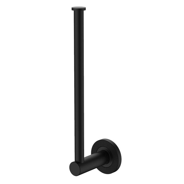 Fienza Axle Dual Purpose Matte Black Hand Towel Rail/Roll Holder ,