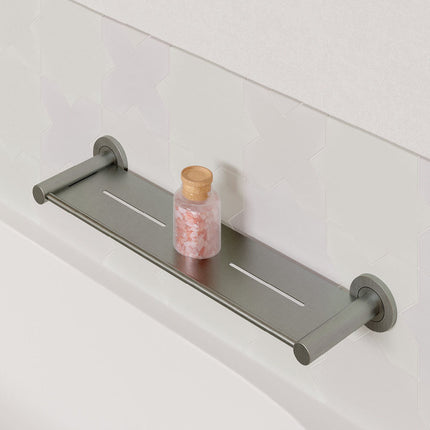 Fienza Axle Brushed Nickel 450mm Shower Shelf ,