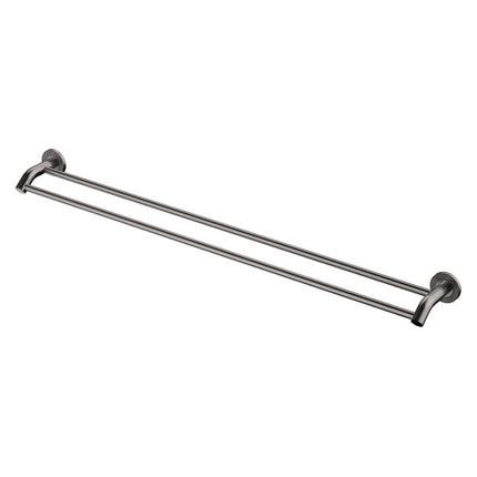 Fienza Axle 900mm Gun Metal Double Towel Rail ,