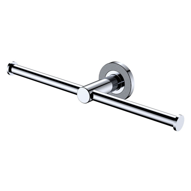 Fienza Axle Chrome Double Toilet Roll Holder ,