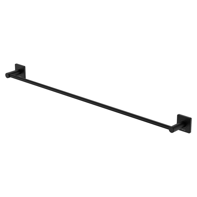 Fienza Sansa 900mm Matte Black Single Towel Rail ,