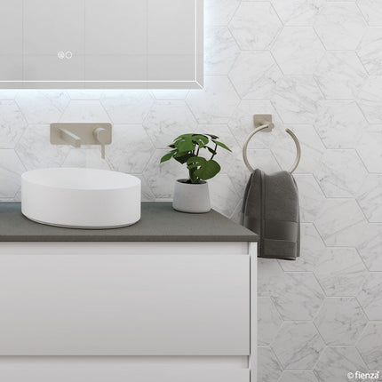 Fienza Sansa Brushed Nickel Hand Towel Ring ,