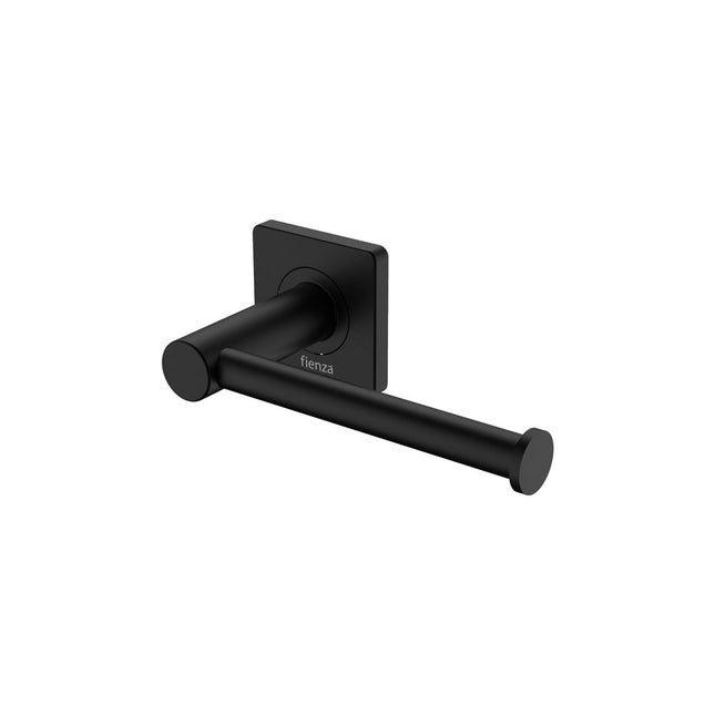 Fienza Sansa Matte Black Toilet Roll Holder ,