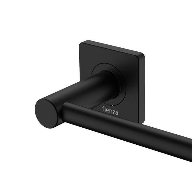 Fienza Sansa Matte Black Toilet Roll Holder ,