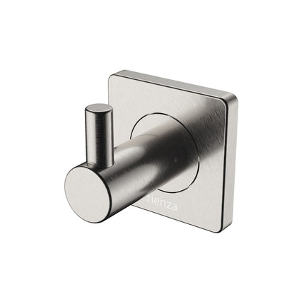Fienza Sansa Brushed Nickel Single Robe Hook ,