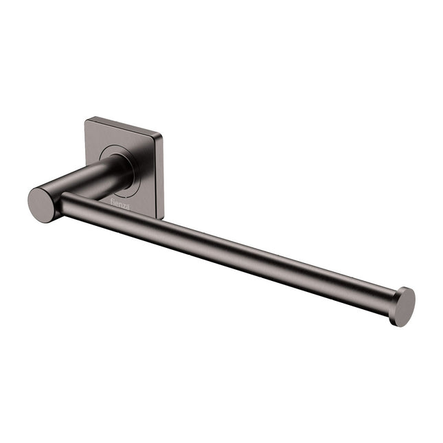 Fienza Sansa Dual Purpose Gun Metal Hand Towel Rail/Roll Holder ,