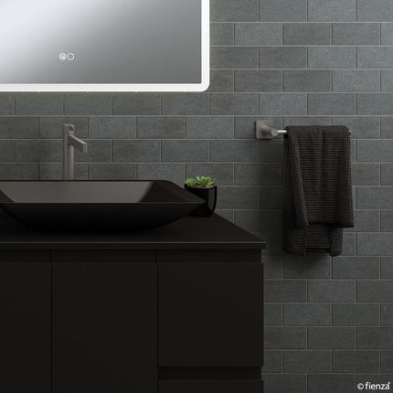 Fienza Sansa Dual Purpose Gun Metal Hand Towel Rail/Roll Holder ,