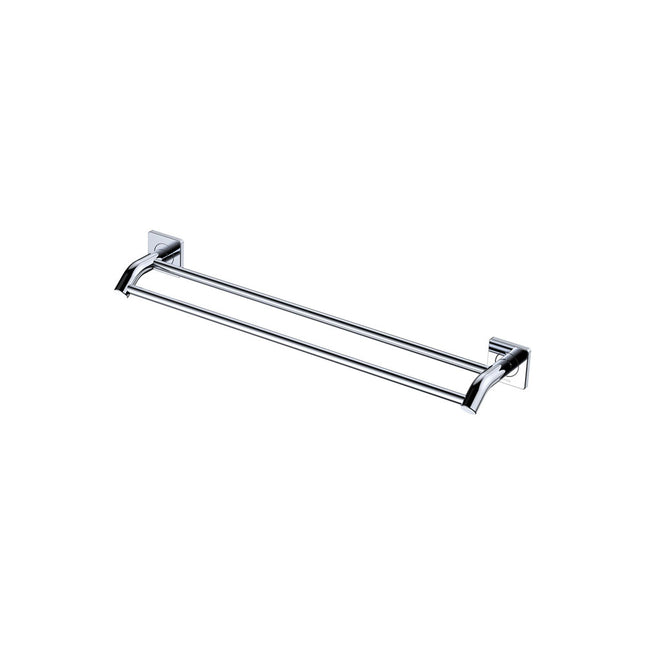 Fienza Sansa 600mm Chrome Double Towel Rail ,