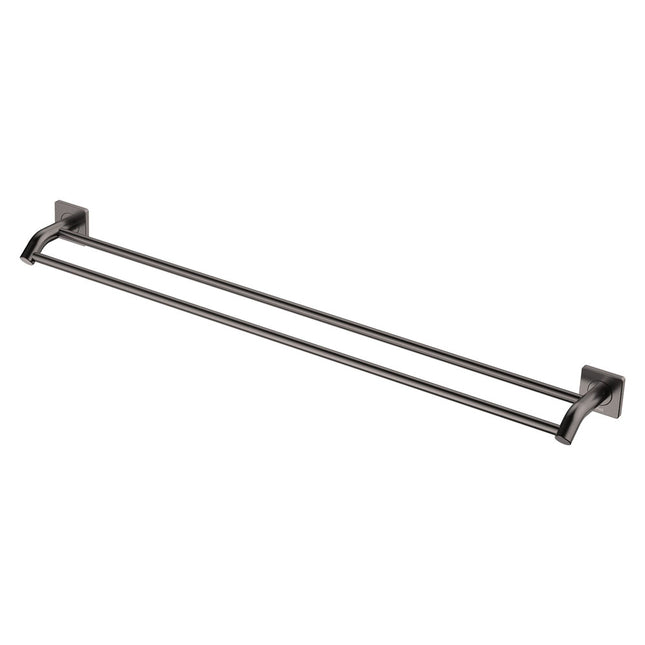 Fienza Sansa 900mm Gun Metal Double Towel Rail ,