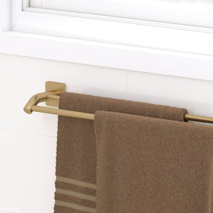Fienza Sansa 900mm Gold Double Towel Rail ,