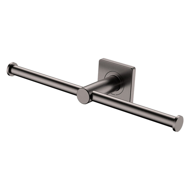 Fienza Sansa Gun Metal Double Toilet Roll Holder ,