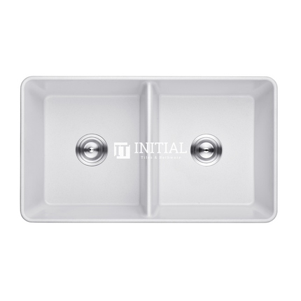 Granite Quartz Stone Kitchen & Laundry Sink 838X482X262 , Matt White