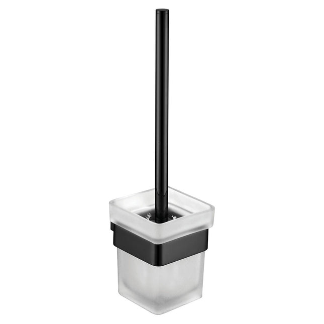 Fienza Koko Matte Black Toilet Brush And Holder ,