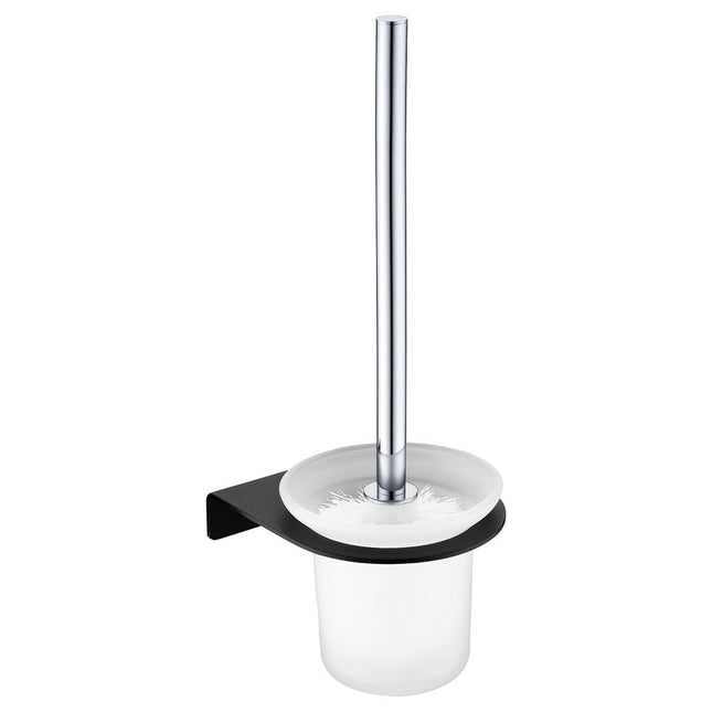 Fienza Lincoln Mixed Finish Toilet Brush And Holder ,