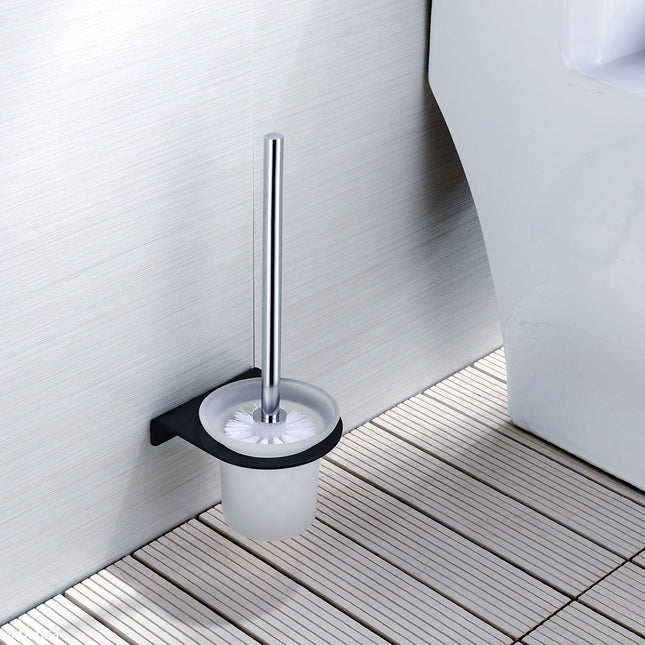 Fienza Lincoln Mixed Finish Toilet Brush And Holder ,