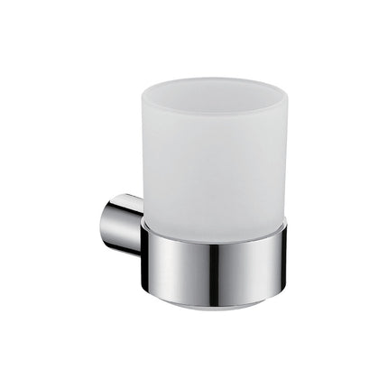 Fienza Empire Frosted Glass Tumbler And Chrome Holder ,